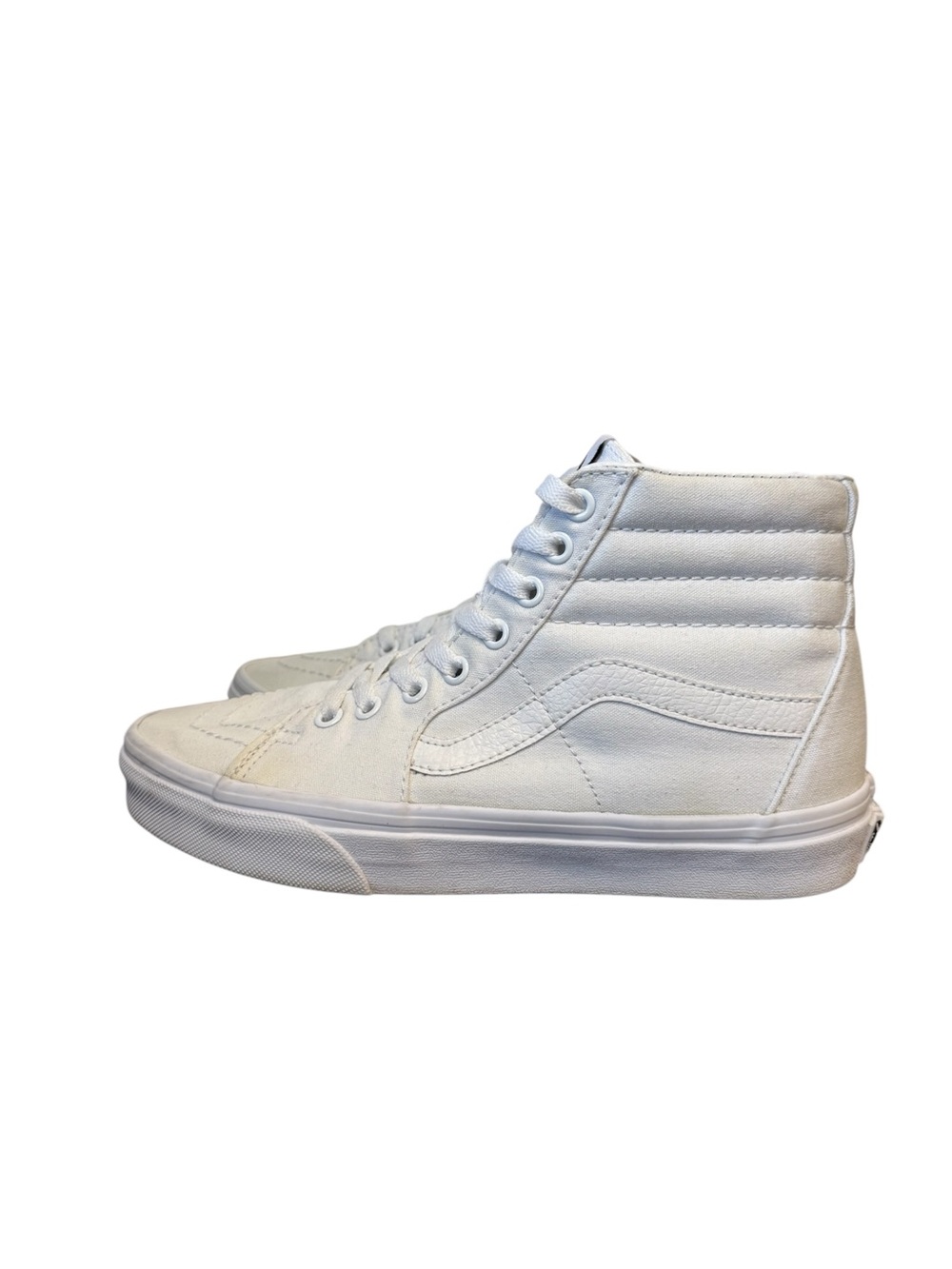 Vans SK8-Hi 721356 All White High Top Shoes Sneakers Women's Size 8 Mens 6.5